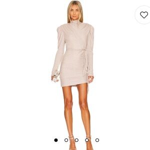 Sabina Musayev Revolve Sicily Dress in Stone